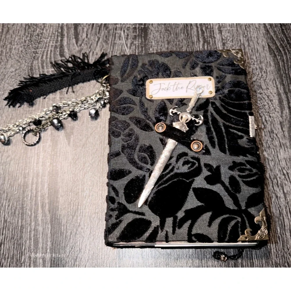 Jack the Ripper Themed Junk Journal Mixed Media‎ Art Book Notebook